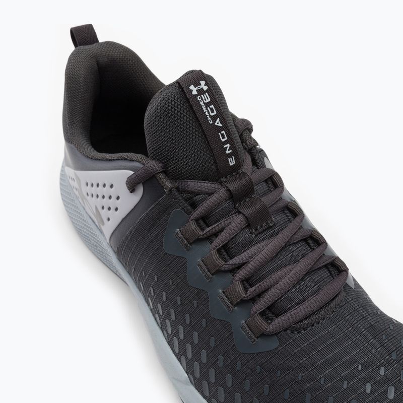 Under Armour Charged Engage 2 pánske tréningové topánky black and white 3025527 7