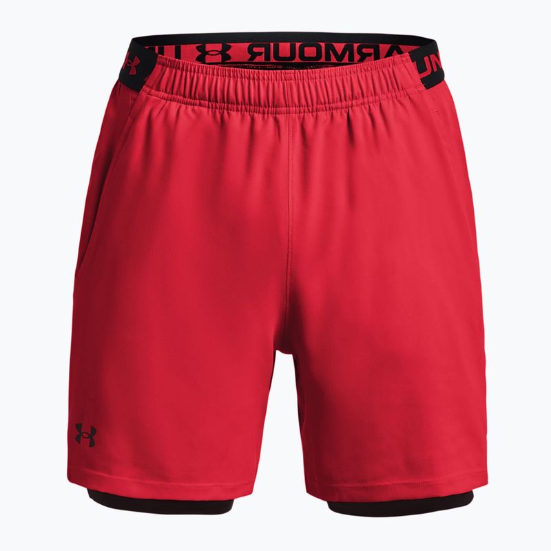 Under Armour pánske tréningové šortky 2 v 1 UA Vanish Woven Sts červená 1373764