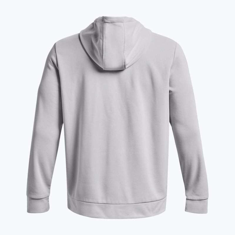 Pánska tréningová mikina Under Armour Armour Fleece Hoodie šedá 1373353-014 2