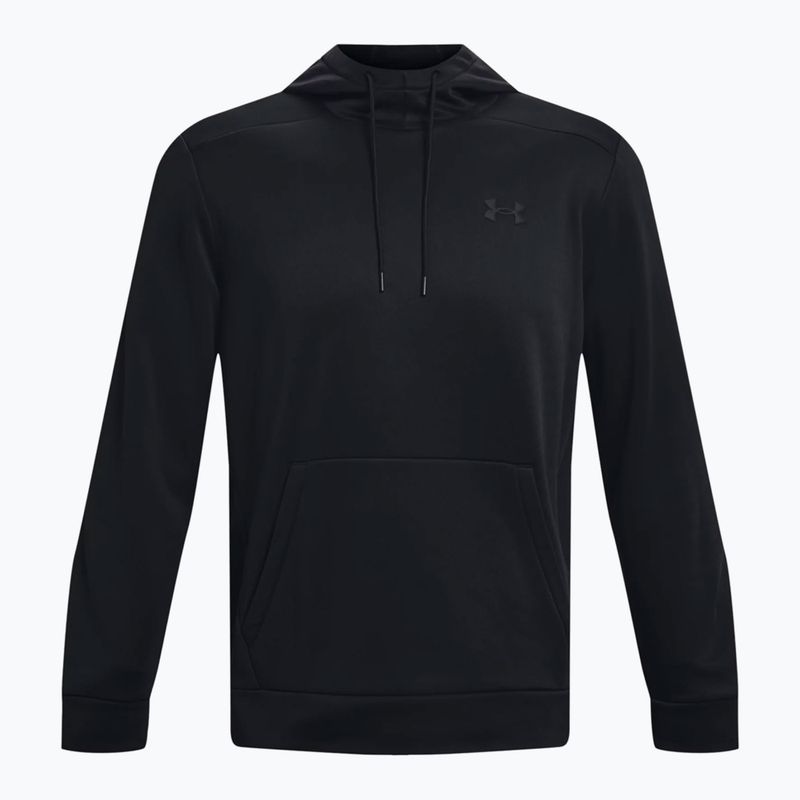 Under Armour Armour Fleece Hoodie pánska tréningová mikina čierna 1373353-001 5