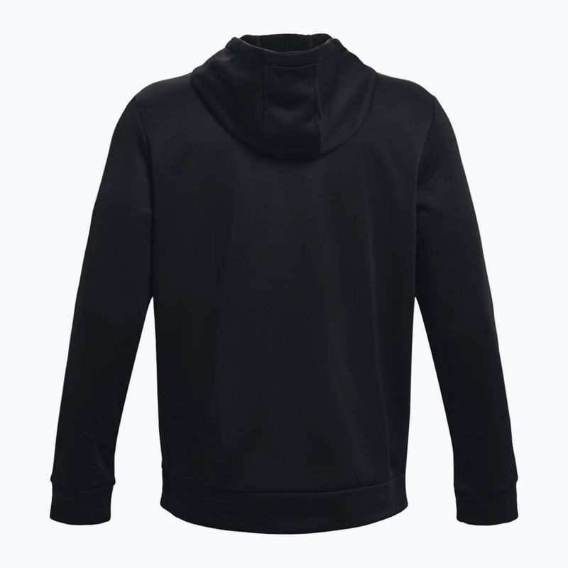 Under Armour Armour Fleece Hoodie pánska tréningová mikina čierna 1373353-001 6