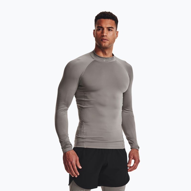 Under Armour pánske tričko s dlhým rukávom Ua Cg Armour Novelty Mock grey 1373828-294