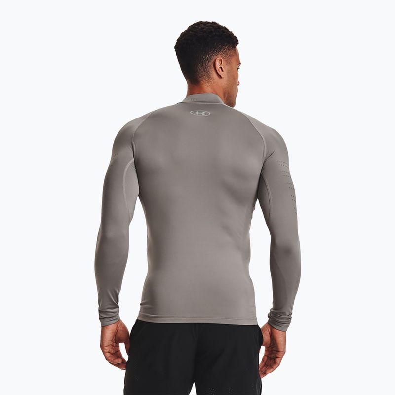 Under Armour pánske tričko s dlhým rukávom Ua Cg Armour Novelty Mock grey 1373828-294 3