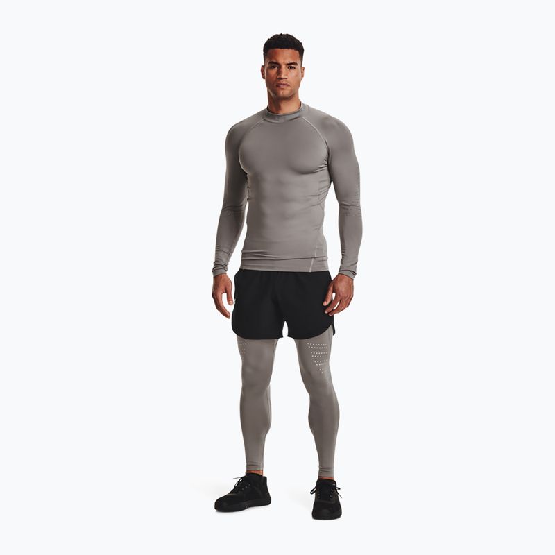 Under Armour pánske tričko s dlhým rukávom Ua Cg Armour Novelty Mock grey 1373828-294 2