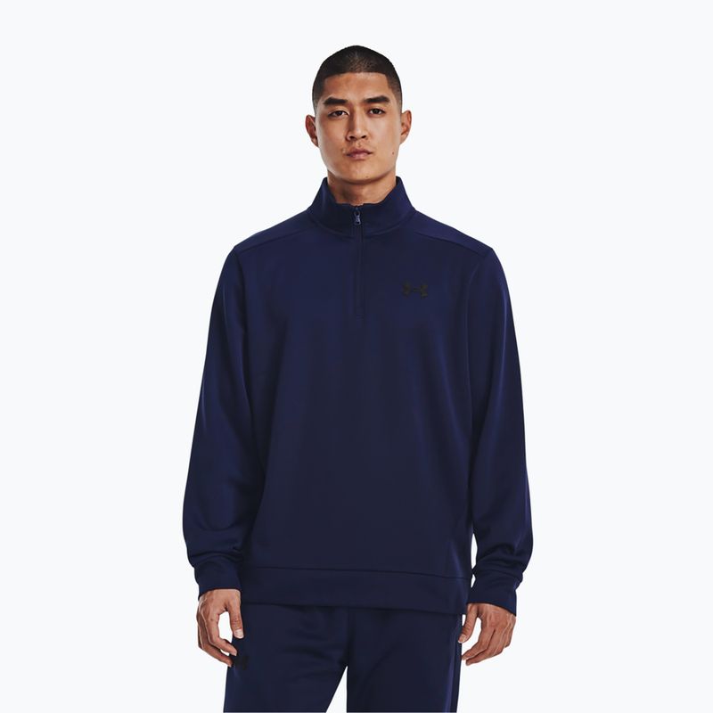 Pánska tréningová mikina Under Armour Fleece 1/4 Zip midnight navy/black