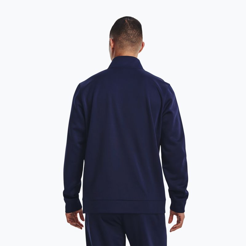 Pánska tréningová mikina Under Armour Fleece 1/4 Zip midnight navy/black 3