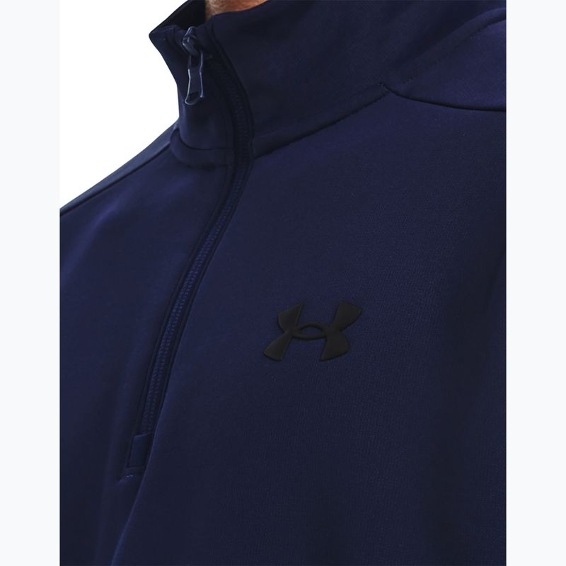 Pánska tréningová mikina Under Armour Fleece 1/4 Zip midnight navy/black 6