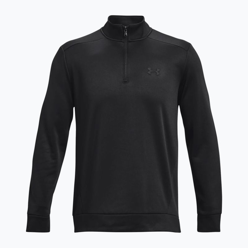 Under Armour Armour Fleece 1/4 Zip pánska tréningová mikina čierna 1373358-001 2