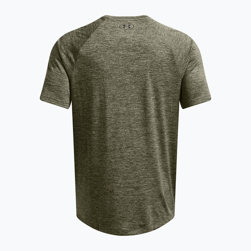Pánska tréningová tričko Under Armour Tech 2.0 marine od green/black 2