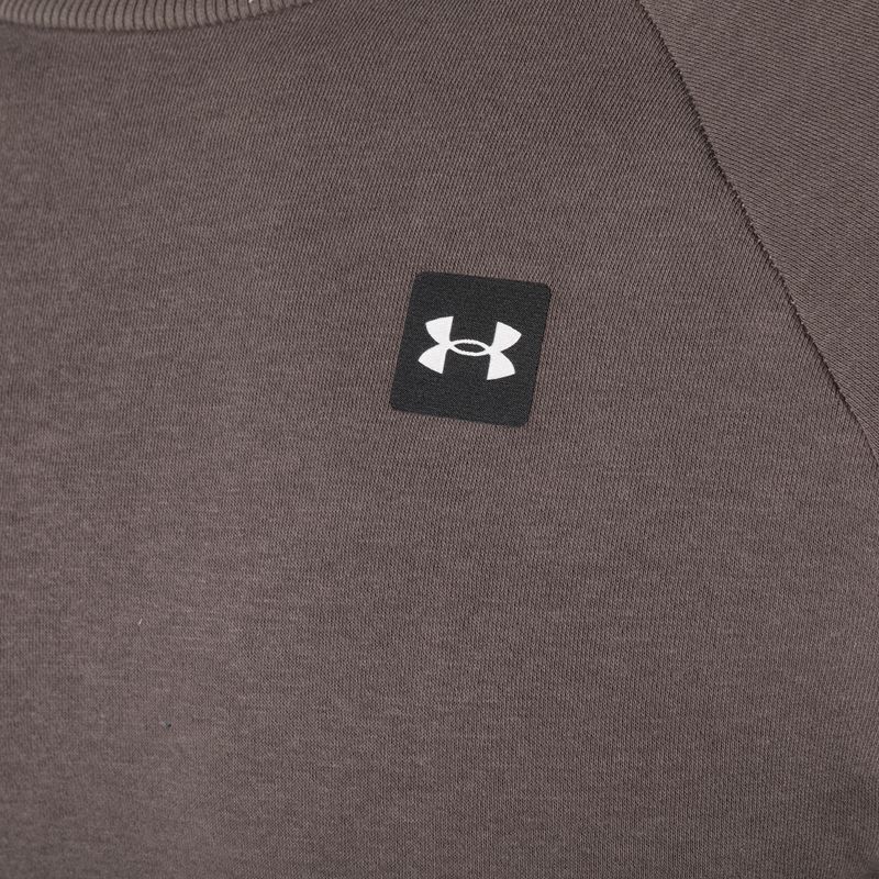 Pánska mikina Under Armour Rival Fleece Crew hnedá 7