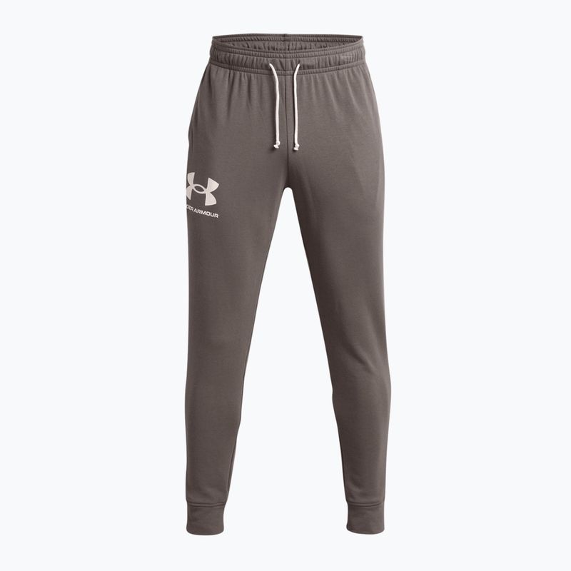 Under Armour pánske tepláky Ua Rival Terry Jogger 176 šedá 1361642-176