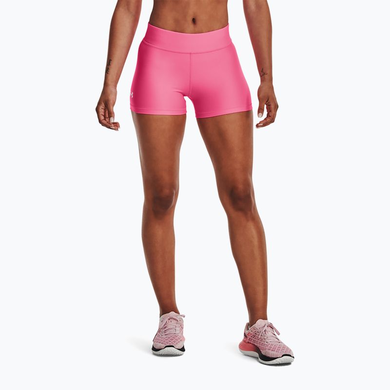 Under Armour Armour Mid Rise dámske tréningové šortky ružové 1360925