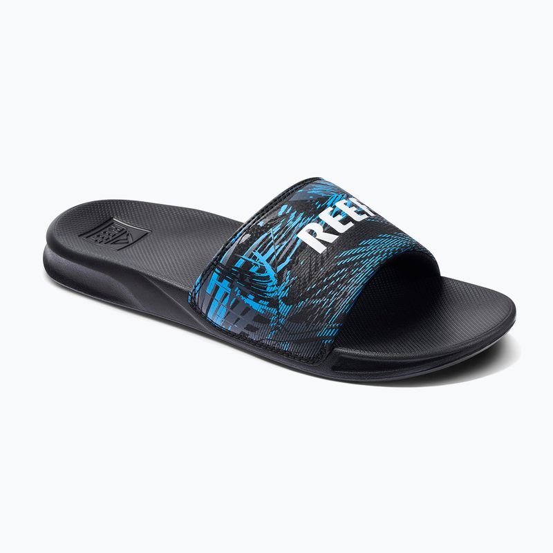 Pánske žabky REEF One Slide čierno-modré CJ612 9