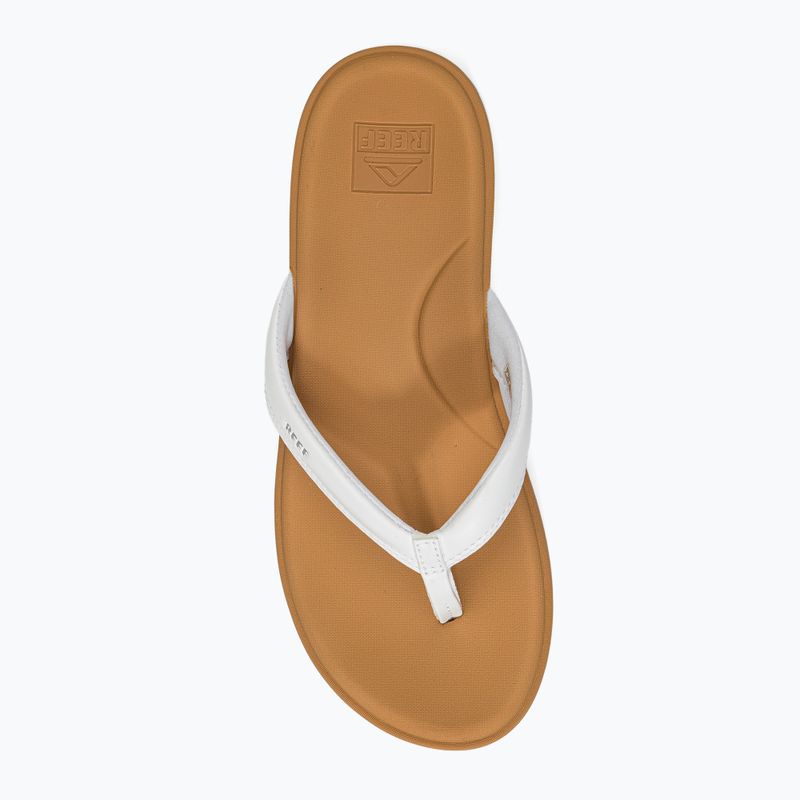 Dámske žabky REEF Cushion Cloud bielo-hnedé CJ234 6