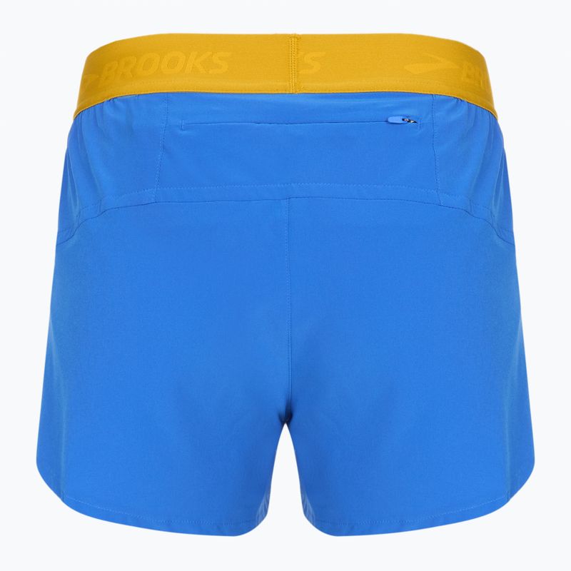 Dámske bežecké šortky Brooks Chaser 3" bluetiful/golden hour 2