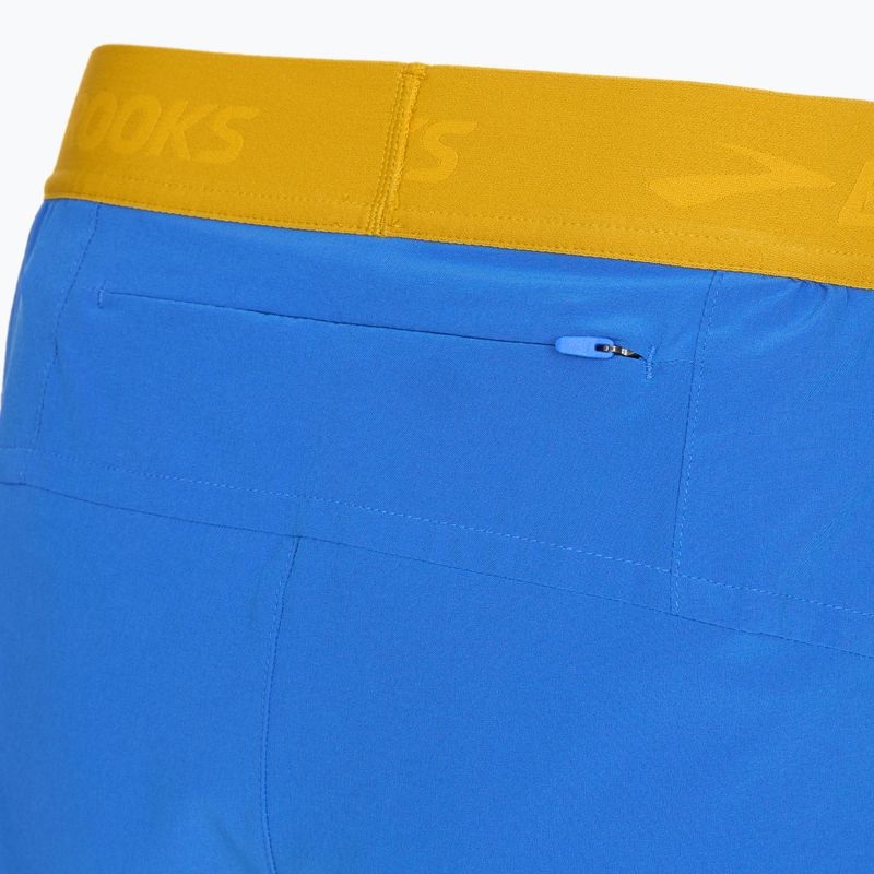 Dámske bežecké šortky Brooks Chaser 3" bluetiful/golden hour 3