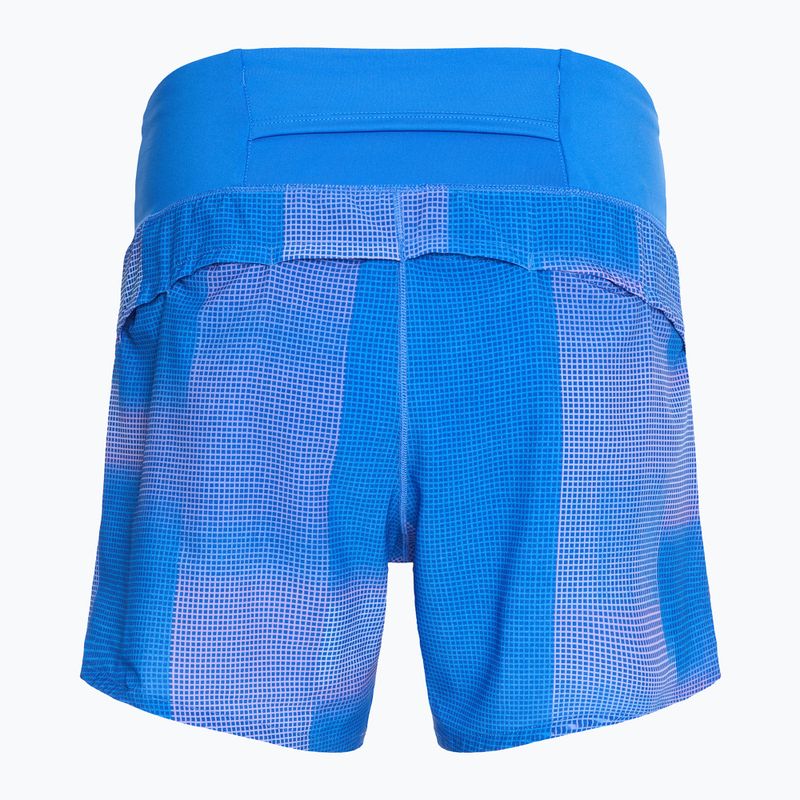 Dámske bežecké šortky Brooks Chaser 5" blue altitude print 2