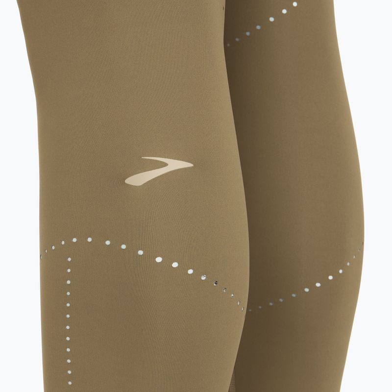 Dámske bežecké legíny Brooks Method 7/8 Tight dark oatmeal 3