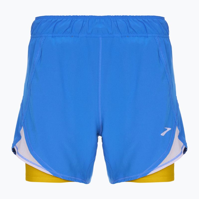 Dámske bežecké šortky Brooks Chaser 5" 2-In-1 bluetiful/golden hour