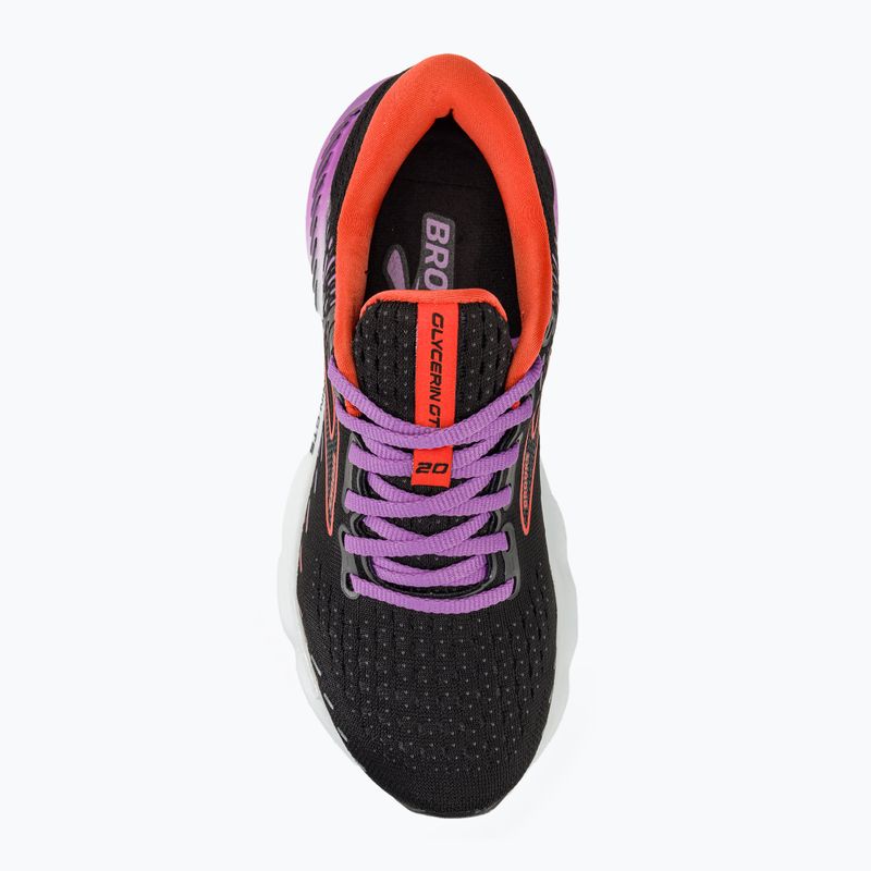 Dámska bežecká obuv Brooks Glycerin GTS 20 black/bellflower/fiesta 5