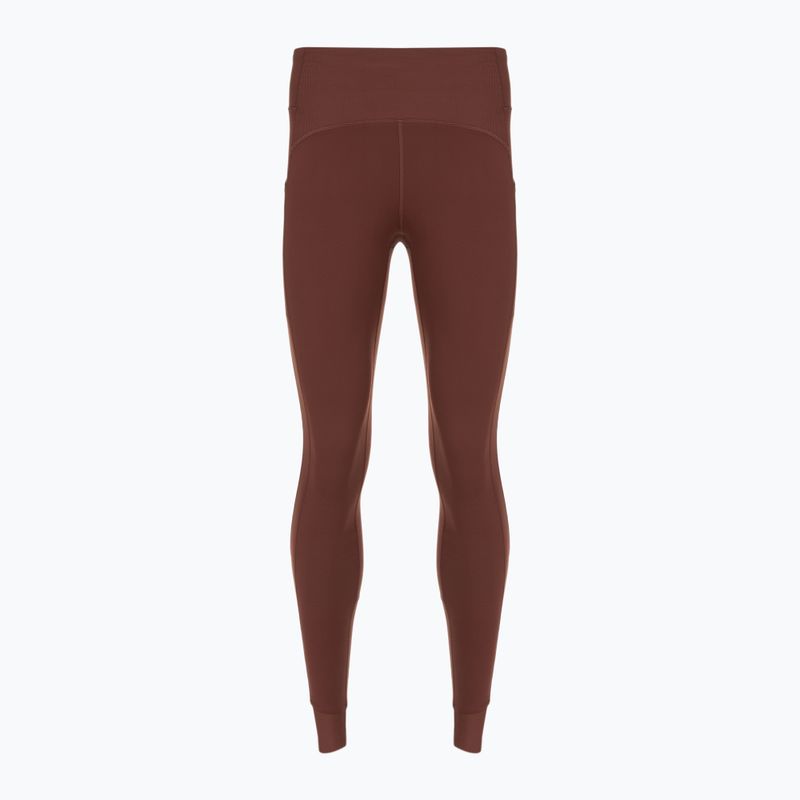 Dámske bežecké legíny Brooks Momentum Thermal Tight raisin