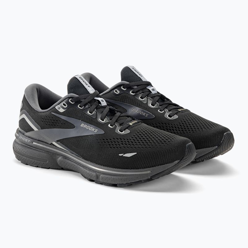 Brooks Ghost 15 GTX pánska bežecká obuv black/blackened pearl/alloy 4