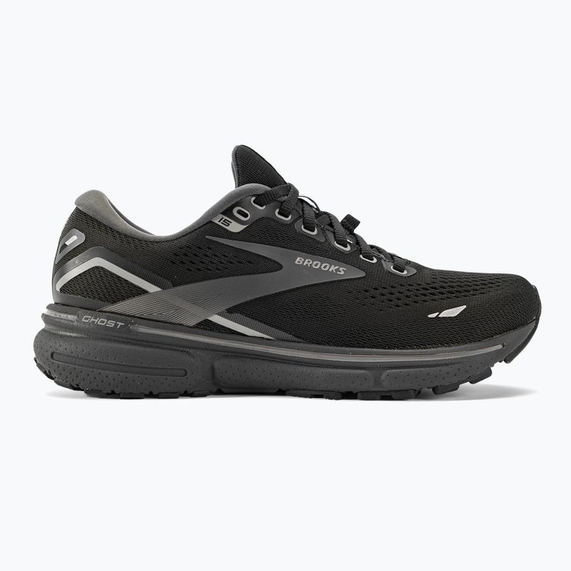 Brooks Ghost 15 GTX dámska bežecká obuv black/blackened pearl/alloy 2