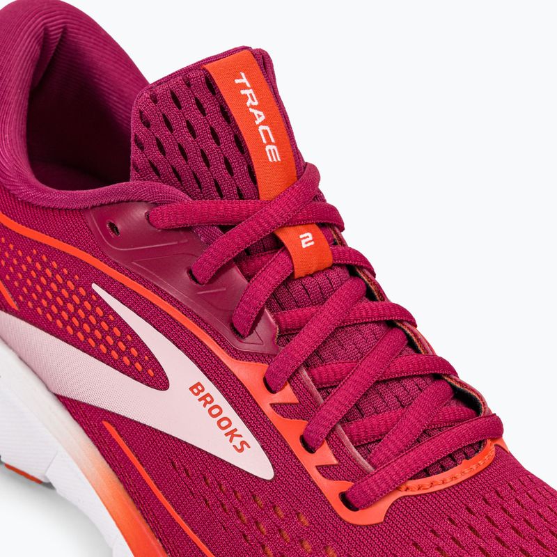 Brooks Trace 2 dámska bežecká obuv červená 1203751B630 8