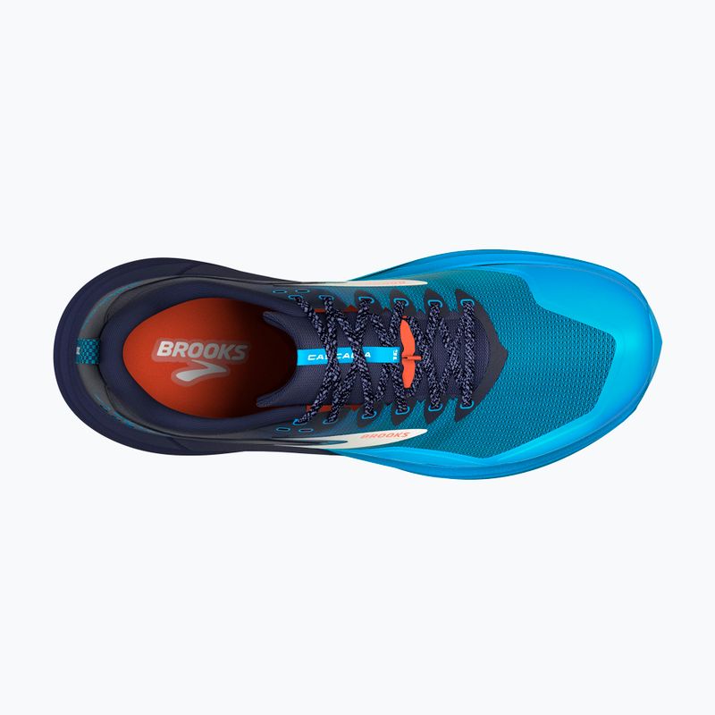 Brooks Cascadia 16 pánska bežecká obuv peacoat/atomic blue/rooibos 12