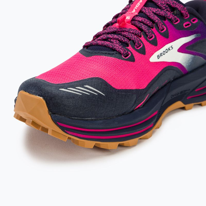 Brooks Cascadia 16 dámska bežecká obuv peacoat/pink/biscuit 7