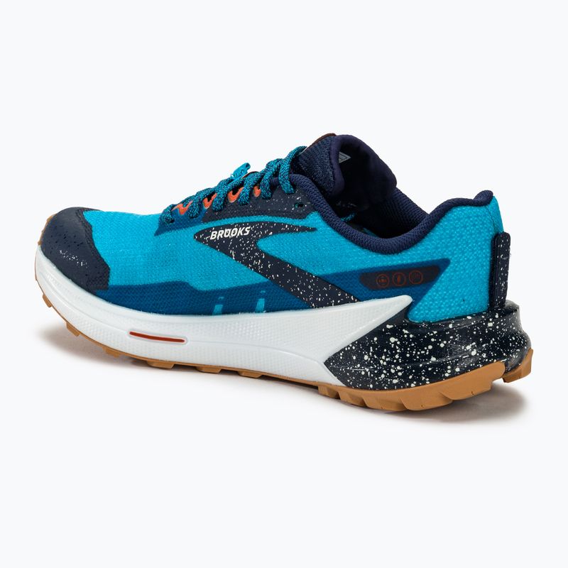 Brooks Catamount 2 pánska bežecká obuv peacoat/atomic blue/roobios 3