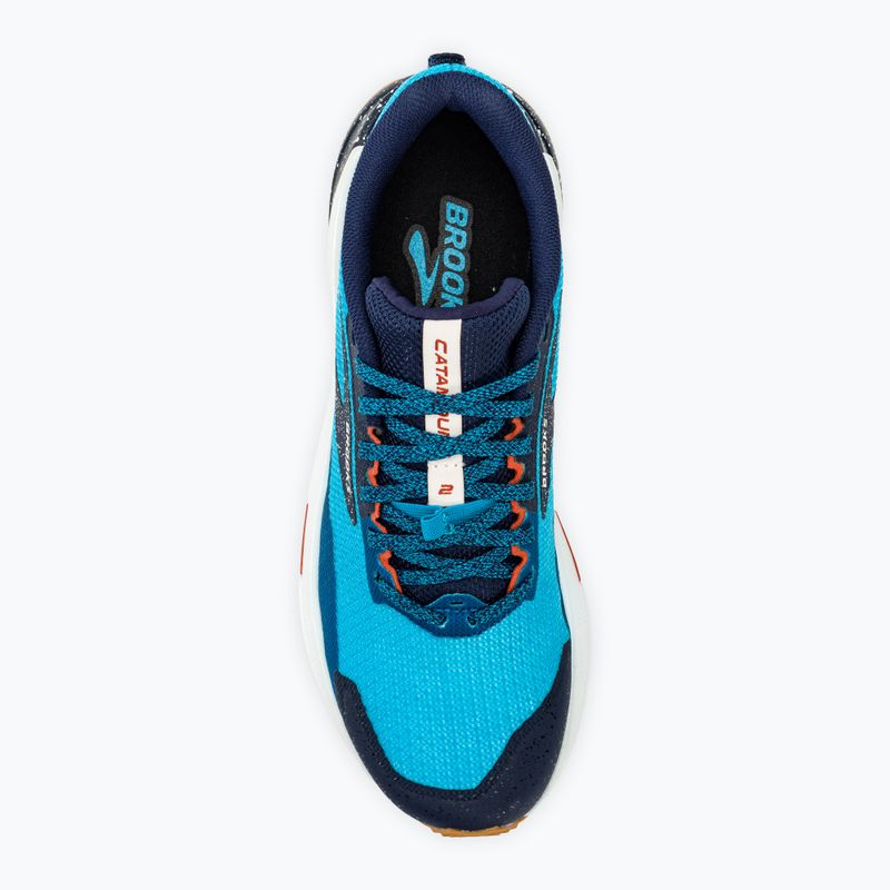 Brooks Catamount 2 pánska bežecká obuv peacoat/atomic blue/roobios 5