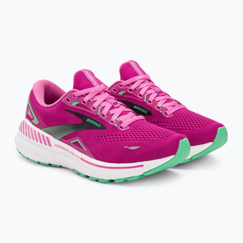 Dámska bežecká obuv Brooks Adrenaline GTS 23 pink/festival fuchsia/black 4