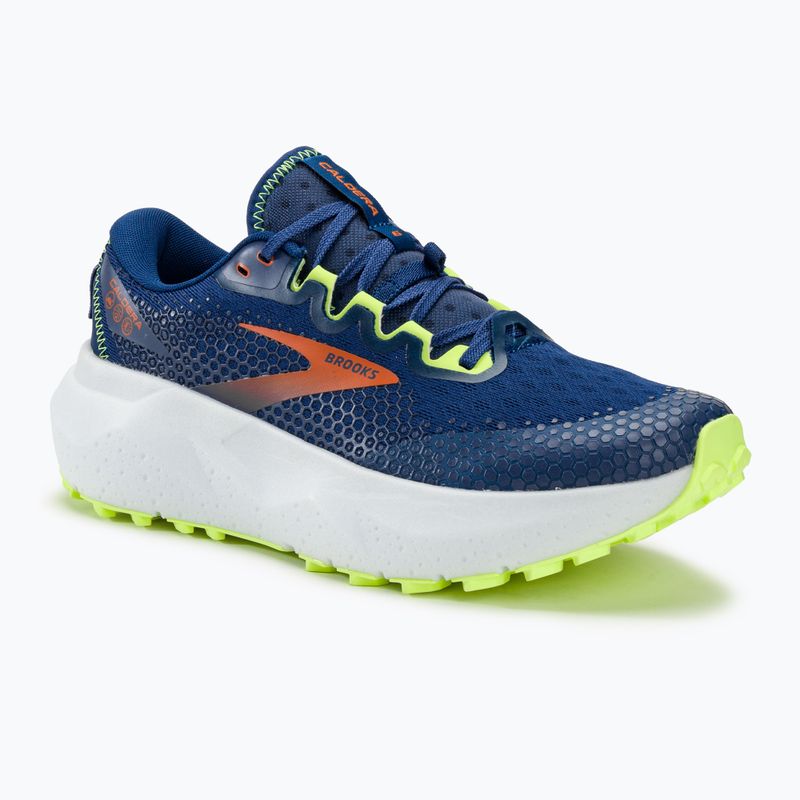 Brooks Caldera 6 pánska bežecká obuv navy/firecracker/sharp green