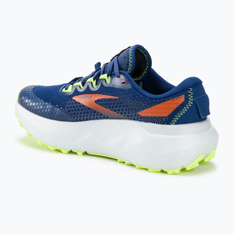 Brooks Caldera 6 pánska bežecká obuv navy/firecracker/sharp green 3