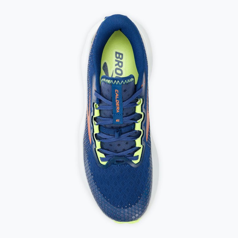 Brooks Caldera 6 pánska bežecká obuv navy/firecracker/sharp green 5