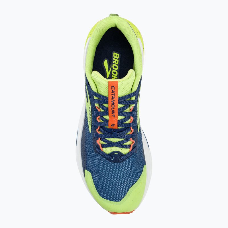 Brooks Catamount 2 pánska bežecká obuv navy/firecracker/sharp green 5