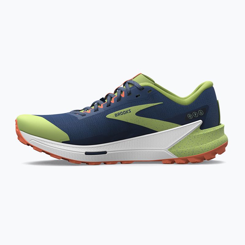 Brooks Catamount 2 pánska bežecká obuv navy/firecracker/sharp green 10