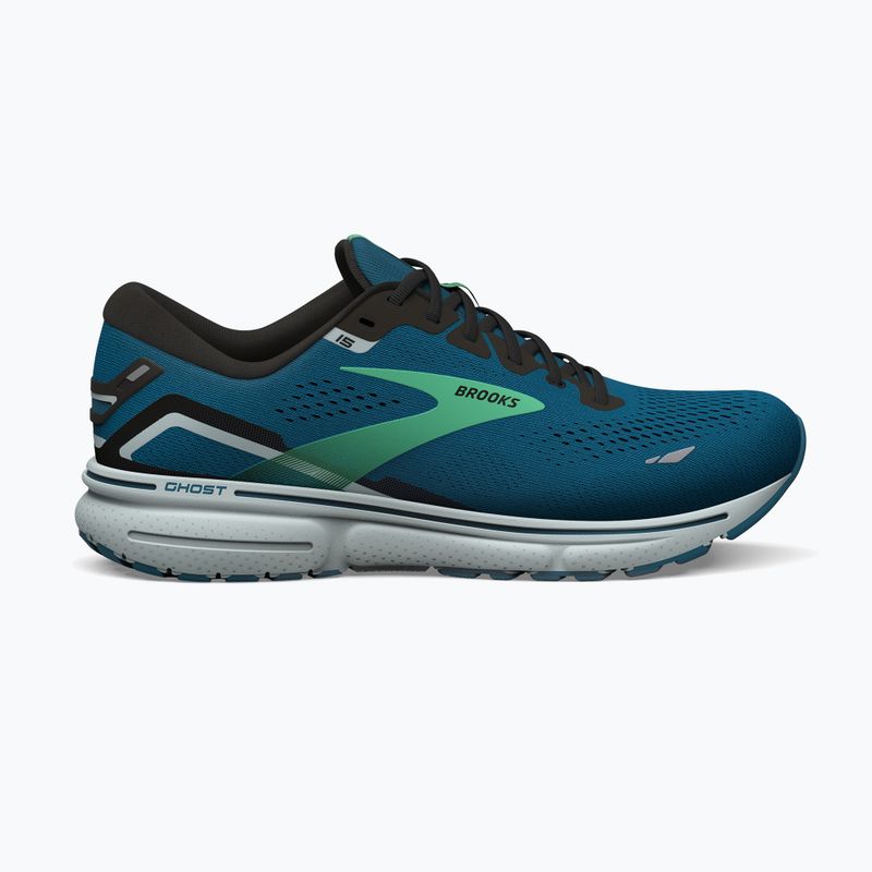 Brooks Ghost 15 pánska bežecká obuv morrocan blue/black/spring bud 12