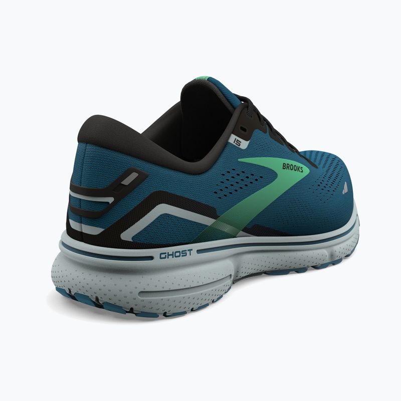 Brooks Ghost 15 pánska bežecká obuv morrocan blue/black/spring bud 16