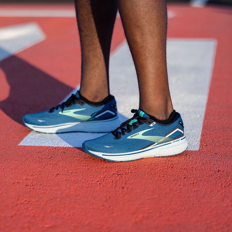 Brooks Ghost 15 pánska bežecká obuv morrocan blue/black/spring bud 17