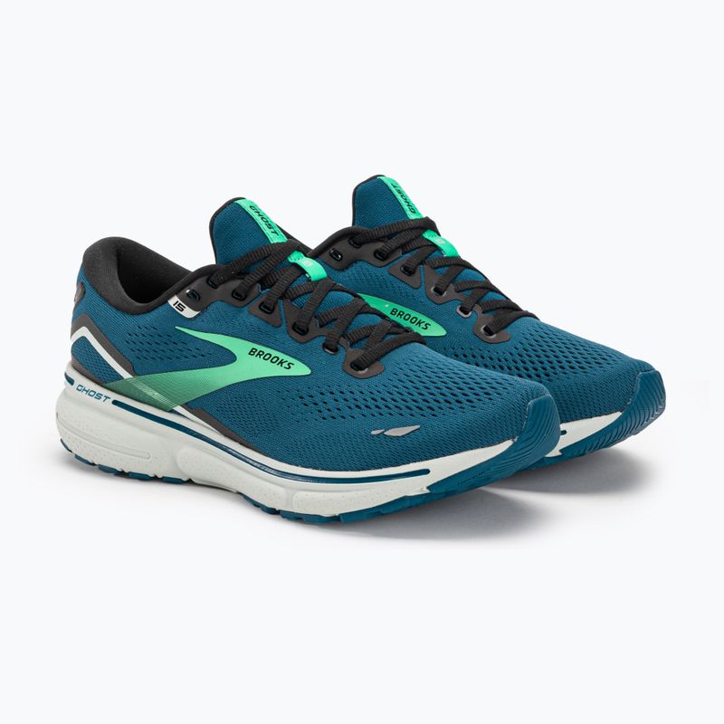 Brooks Ghost 15 pánska bežecká obuv morrocan blue/black/spring bud 4