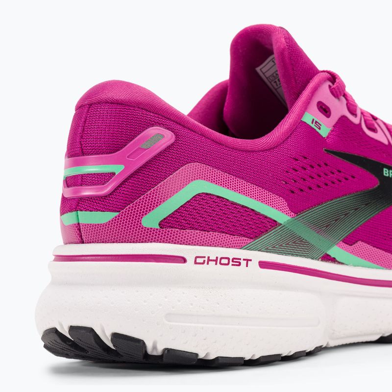 Brooks Ghost 15 dámska bežecká obuv pink/festival fuchsia/black 9