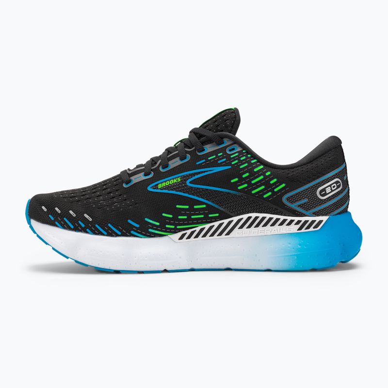 Brooks Glycerin GTS 20 pánska bežecká obuv black/hawaiian ocean/green 10