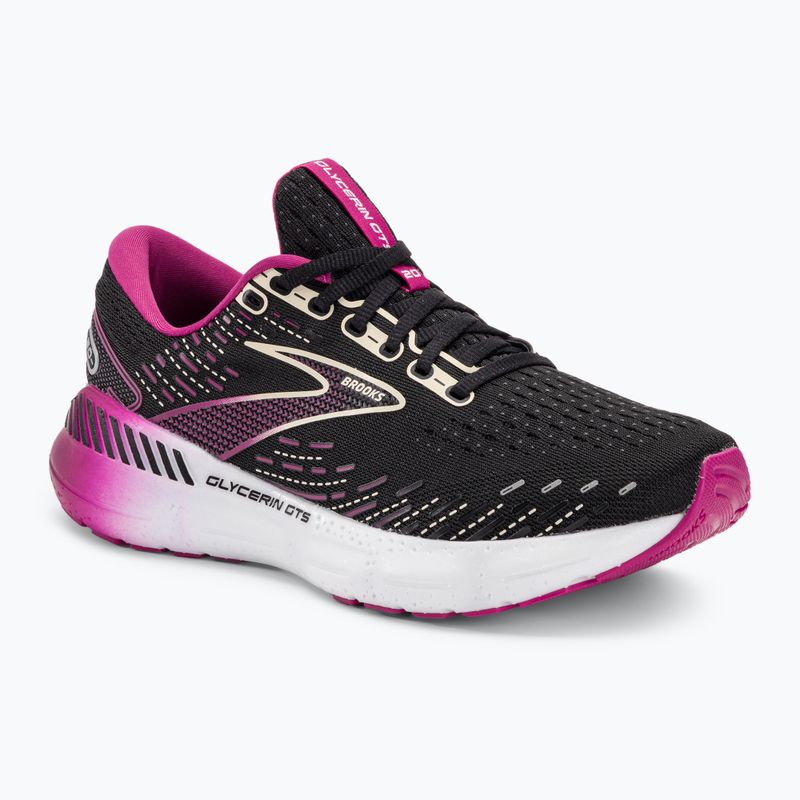 Dámska bežecká obuv Brooks Glycerin GTS 20 black/fuchsia/linen