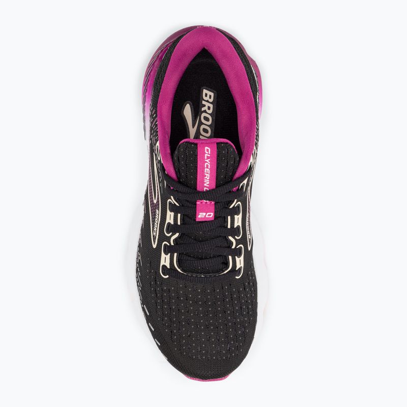 Dámska bežecká obuv Brooks Glycerin GTS 20 black/fuchsia/linen 8
