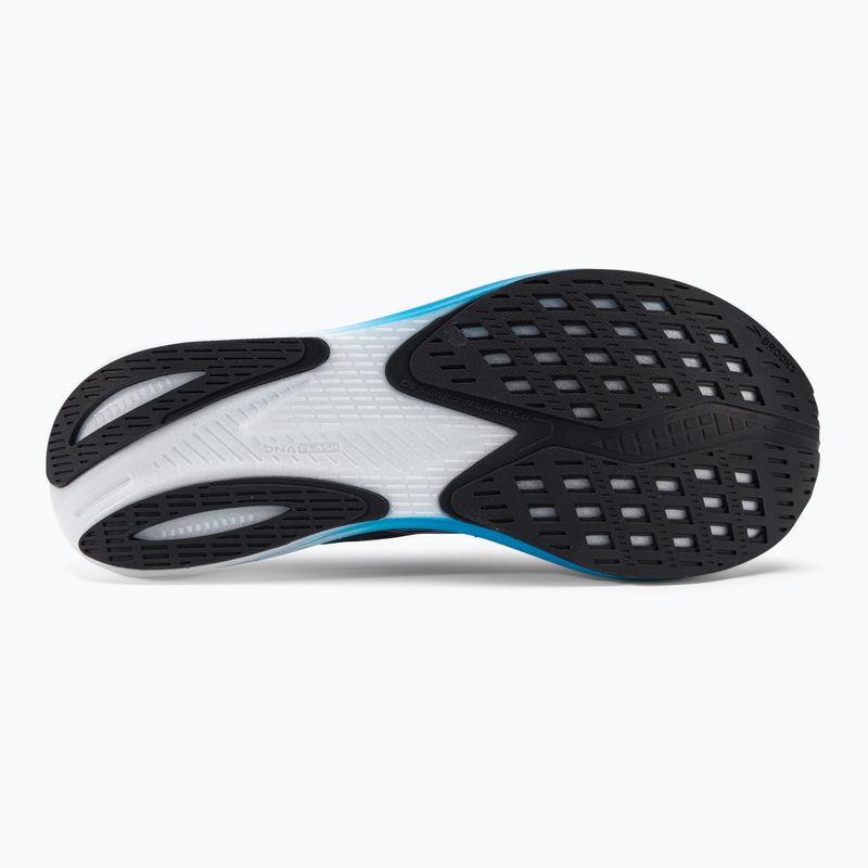 Brooks Hyperion pánska bežecká obuv grey/atomic blue/scarlet 5