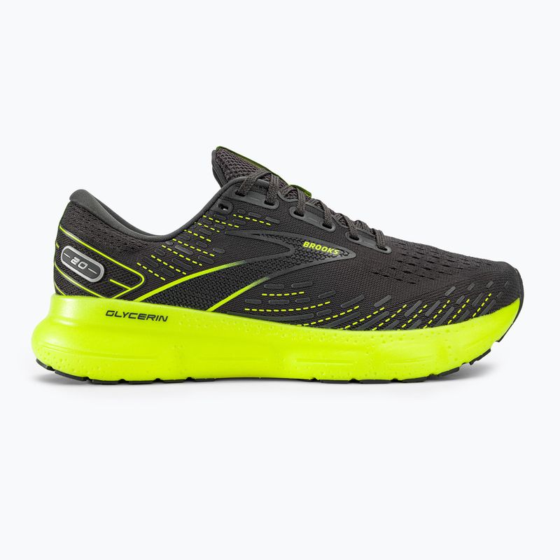 Brooks Glycerin 20 pánska bežecká obuv black/blackened pear/white 2