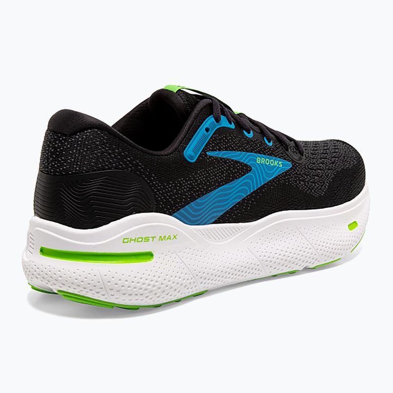 Pánska bežecká obuv Brooks Ghost Max black/atomic blue/jasmine 10
