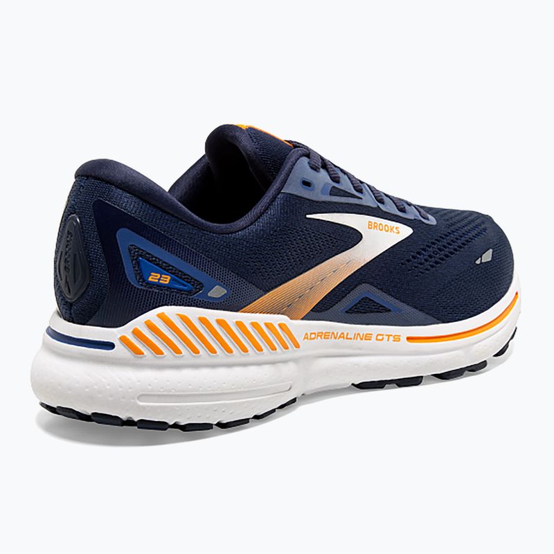Pánska bežecká obuv Brooks Adrenaline GTS 23 peacoat/ultramarine/orange 10